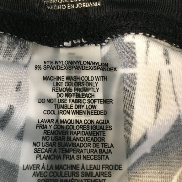 Calvin Klein Performance Black and White Capri Leggings Size XL - Picture 10 of 12